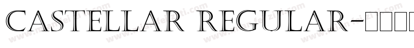 Castellar Regular字体转换